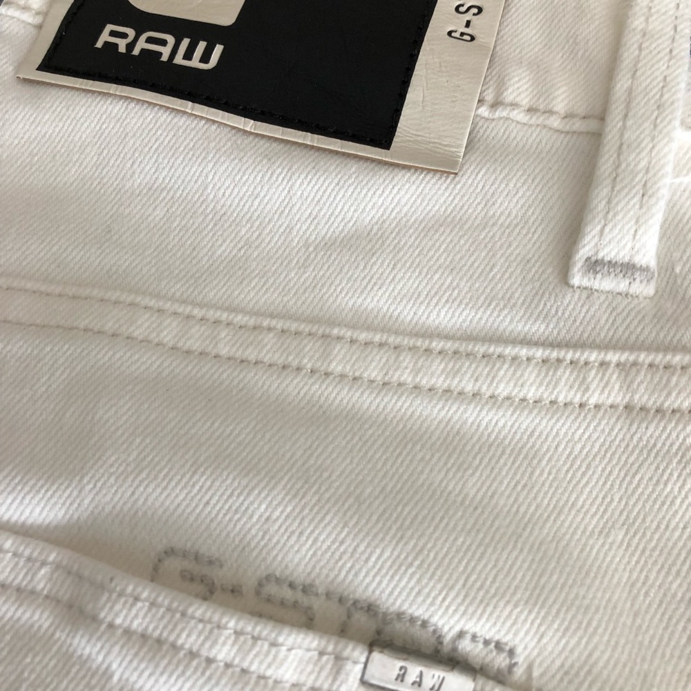 G-Star Raw 3301 Mens A-Super Skinny 3D Inza White